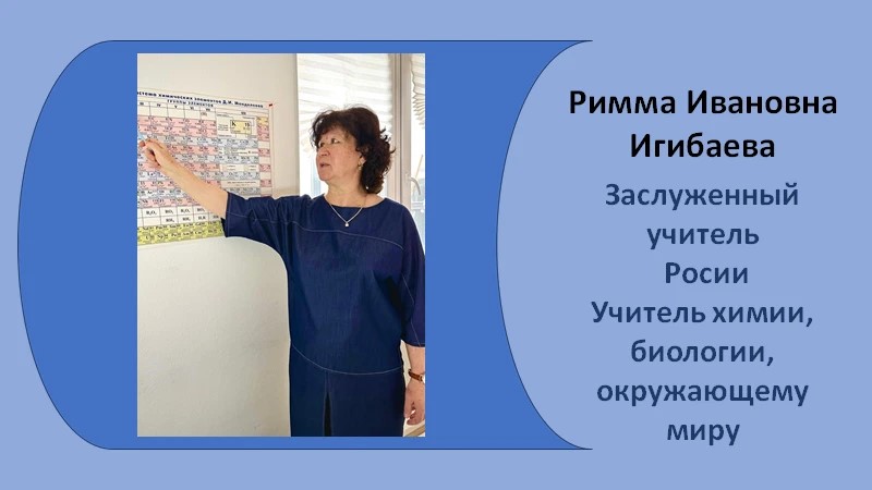учитель химии, биологии, окружающему миру